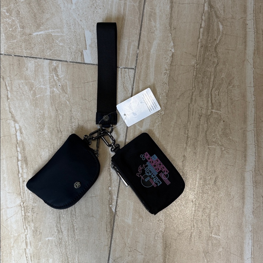 Lululemon Dual Pouch Wristlet *Special edition “MIAMI”color code BLK